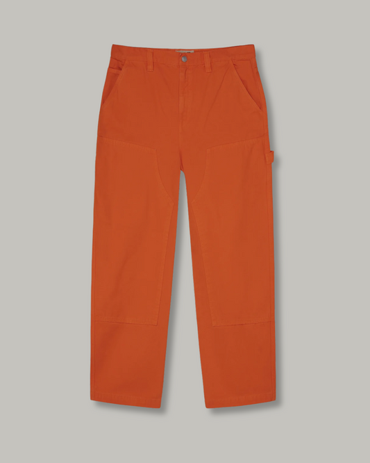 Orange pants.